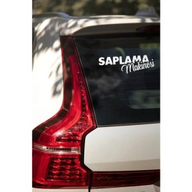 Resim TSC Saplama Makinesi 25CMX14CM Arka Cam Araba Sticker 