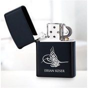 Resim tusah Benzinli For Zippo Modeli Isme Özel Metal 