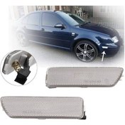 Resim 2 Adet Ön Tampon Boşluk Işıkları Ampul Değiştirme Olmadan Muhafaza 1jm945071 / 1jm945072 Vw Golf / Jetta 1999-2005 İçin Gri 