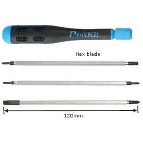 Resim Proskit Sd082D 6'lı Çift Kullanımlı Tornavida Set 