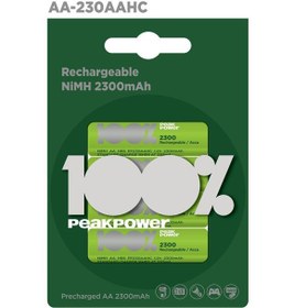 Resim Peak Power AA Boy Kalem Pil Şarjlı 2300mAh 4'lü Paket 230AAHCMTK 