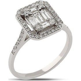 Resim 0,62 Ct Baget Pırlanta (465608958) 