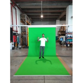 Resim Best Vision Projection Screens 150X200 cm Motorlu Greenbox 