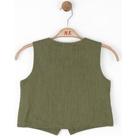 Resim Nk Kids Kız Çocuk Cactus Yelek Yeşil 