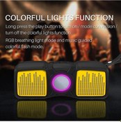 Resim Uyumlu Newrixing Nr9011 10w Kablosuz Bluetooth Hoparlör Taşınabilir Tws Hoparlör Ses Amplifikatörü Destekli Tf Kart/fm Ce - Mavi Special Gift Sarı 