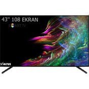 Resim Altus AL43 B 850 5B 4K Ultra HD 43" 109 Ekran Uydu Alıcılı Smart LED TV Ücretsiz Kargo