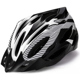 Resim Monyee Beyaz Bisiklet Kaskı, Dağ Bisikleti İçin Dayanıklı, 57-63 Cm Baş Çevresi, Pvc-eps Malzeme, Sağlıklı Koruma Beyaz 