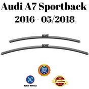 Resim Audi A7 Sportback 2016 2017 2018 Uyumlu Araca Özel Ön Cam Muz Tipi Silecek Süpürgesi Takımı 65/53cm 2li Set Silbak 
