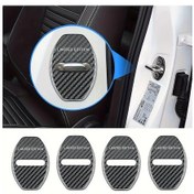 Resim Tongdashop Audi A6 A4 A3 A7 A5 Q3 Q5 Q7 S5 S6 Tt Rs Karbon Fiber Kapak Kilit Koruma Seti 