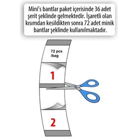 Resim Walker Tape Pro-flex Iı Mini's Protez Saç Bandı 36adet 72 Par... 