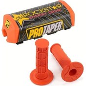 Resim Hightower 22mm Evrensel Honda Yamaha Exc Yzf Dirt Pit Bisikleti Göğüs Koruma Motor Tutacak Kılıf Orange-888 