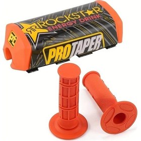 Resim Hightower 22mm Evrensel Honda Yamaha Exc Yzf Dirt Pit Bisikleti Göğüs Koruma Motor Tutacak Kılıf Orange-888 