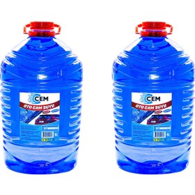 Resim Genel Markalar Cem Car Care Cam Suyu 5 Lt Antifriz Içerikli -20 2'li Avantaj Paket 