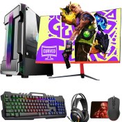 Resim Ramtech Stunner X30 I5 4570 16GB Ram 512GB SSD GTX1050TI 4gb 23.6 Curved Monitörlü Oyun Pc 