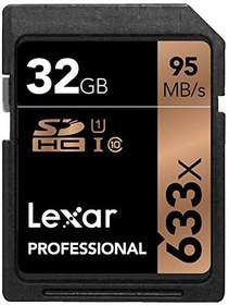 Resim Lexar 32GB 633X Professional SDHC UHS-1 (Class 10) U1 