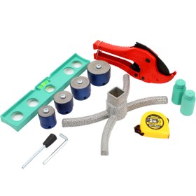 Resim Genel Markalar 1500 Watt PPRC Plastik Boru Kaynak Makinesi Seti 20-25-32-40 mm Paftalı Metal Çantalı 