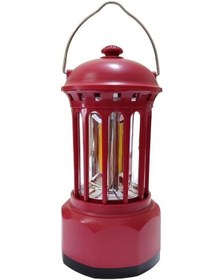 Resim Madfox Glamping Kamp Lambası 400 Lüme Kırmızı Renk Pilli Kırmızı 