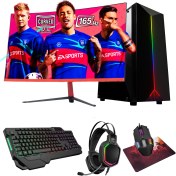 Resim Ramtech Current V140 I5 12400F 32GB Ram 960GB SSD RX550 4gb 23.6 Curved Monıtör Oyuncu Pc 