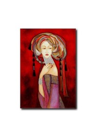 Resim Soyut Kadın Kanvas Tablo Wm-1016 