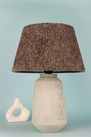 Resim Handmade Dekoratif Seramik Abajur | El Yapımı, Modern & Şık Tasarım | E27 Duy Uyumlu | A Sınıfı Enerji Verimli | Tek Ampul Başlıklı | Dayanıklı Yerli Seramik | CE Sertifikalı | HMY Handmade (BK119) 