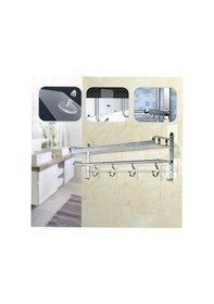 Resim Güçlü Yapışkanlı 10mm Hanger Vidalı Askılık 1 Adet-al4265 Şeffaf 