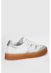 Resim Lufian Stella Beyaz Kadın Hakiki Deri Spor Ayakkabı Beyaz 