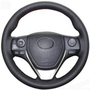 Resim Toyota Uyumlu Corolla - Matrıx - Aurıs Dikişli Direksiyon Kılıfı 