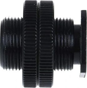 Resim Ayex Flaş Kızağı ve 1/4 Inç, Monopod Vb. Için 5/8 Inç Mikrofon Adaptörü 