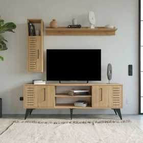 Resim Bimossa G3510 Karla Tv Ünitesi Raflı ve Dolaplı Se 