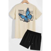 Resim Trendypassion Sırt Baskılı Şort T-Shirt Eşofman Takımı 
