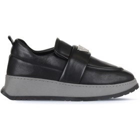 Resim Bueno Shoes Siyah Deri Kadın Dolgu Topuklu Ayakkabı 01wa7401302 