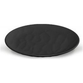 Resim Tria 6 Adet Porelin Rölyefli Seri Yuvarlak Servis Tabağı 17 Cm Siyah 