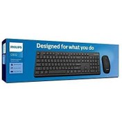 Resim PHİLİPS C602 KABLOSUZ KLAVYE MOUSE SET 