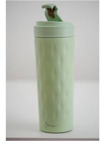 Resim Penguen PNG-1167 Flip Desenli 500 ml Çelik Mug 