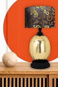 Resim MİNİMAL E-TİCARET & BİLGİ TEKNOLOJİLERİ Unique Gold CAM Abajur 
