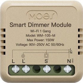 Resim Xindoker "wifi Dimmer Anahtarı: Ses Kontrolü, Senkronizasyon, Karartma Ve Çoklu Kontrol Özellikleri" Diğer 