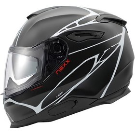 Resim Nexx Y.100 B-Side Kapalı Kask Beyaz Mat Siyah 