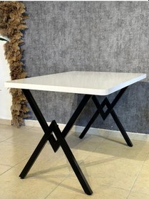 Resim Aslanstore 80x120 Mutfak Masa Takımı-yemek Masa Takımı Yükseklik 75 Cm Beyaz 