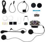 Resim Motosiklet Kablosuz Kulaklık | Motosiklet Kablosuz Kulaklık | 5.0 Açık Kasklar Kulaklık FM Radyo Stereo Müzik Ve Ses Mikrofon Yumuşak Kablo Motor Kaskları Interkom Kulaklık Evrensel Dobooo 