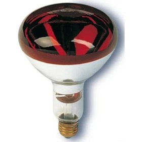 Resim Tungsram E27 Infrarubin Infrared 250W Kırmızı Isıtıcı Ampul 