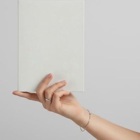 Resim Fark Tanıtım Noktalı Not Defteri - 64 Yaprak, 90 gr Ivory Kağıt, Amerikan Ciltli Not Defteri, Ofis ve Günlük Kullanım İçin İdeal (Beyaz, A5 (14,8cm x 21cm)) 