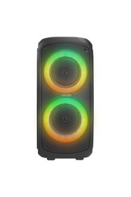 Resim Mikado Md-11bt Siyah 20*2 40w Rgb Işıklı Kablosuz Mikrafonlu Taşınabilir Speaker Hoparlör 