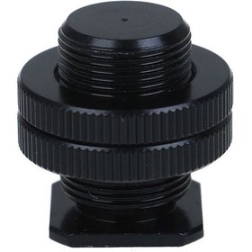 Resim Flaş Kızağı ve 1/4 İnç Giriş için 5/8 İnç Mikrofon Adaptörü 