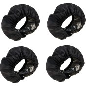 Resim Echo Chicly Bebek Arabası Tekerlek Kapağı Toz Geçirmez Tekerlekli Sandalye Lastik Koruyucusu Bebek Puset Çocuk Arabası Tekerleği Anti-Direk Kapak 25CM (Yurt Dışından) 