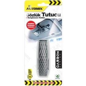 Resim Drs Tuning Oto Gözlük Tutucu Siyah Karbon Kaplama 