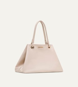 Resim Verona Bej Deri Bebek Çantası 