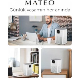 Resim Mediterian Akıllı Hava Temizleyici, 3 Katmanlı Filtre, Sessiz Mod, 45 m², Beyaz, 2 Yıl Garanti 