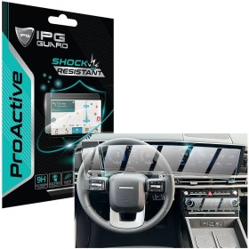 Resim Hyundai 2025 Santa Fe 12.3" Navi + Gösterge Için 9h Nano Ipg Proactive Ekran Koruyucu 