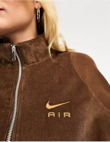 Resim Air Corduroy Fleece Full-zip Kadın Ceket Ndd Sport Kahverengi 
