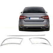 Resim Nova Krom Skoda Superb Krom Egzoz Çıkışı 3 Parça Set 2015-2019 